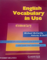 Image of English Vocabulary In Use : Elementary
